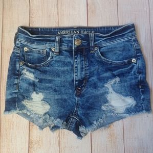 America Eagle super stretchX Jean shorts